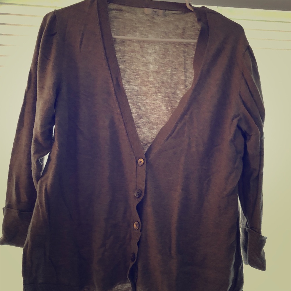 Brown/Tan Gap Cardigan